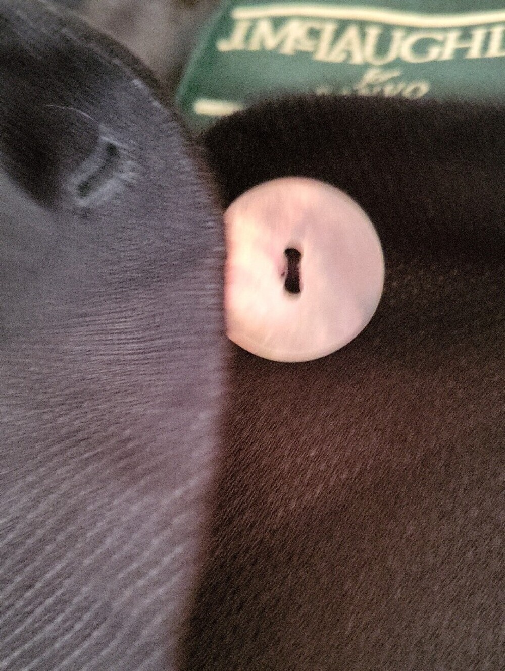 J. McLaughlin Black Pearlescent Button-Front Womens Blazer, Size 8 - Picture 5 of 9